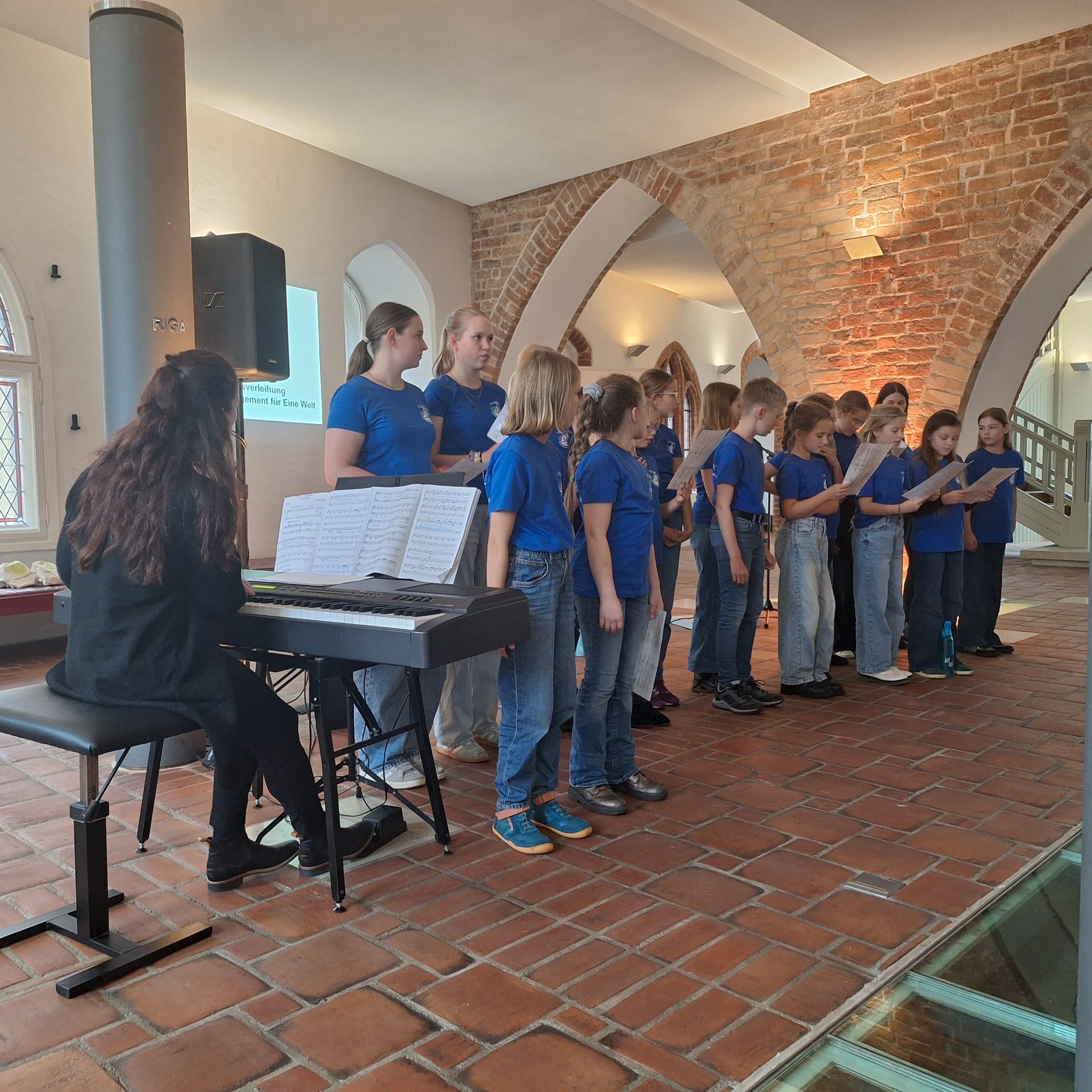 Eröffnungsfeier der Ausstellung "Weltwechsel" Rostocker Rathaus